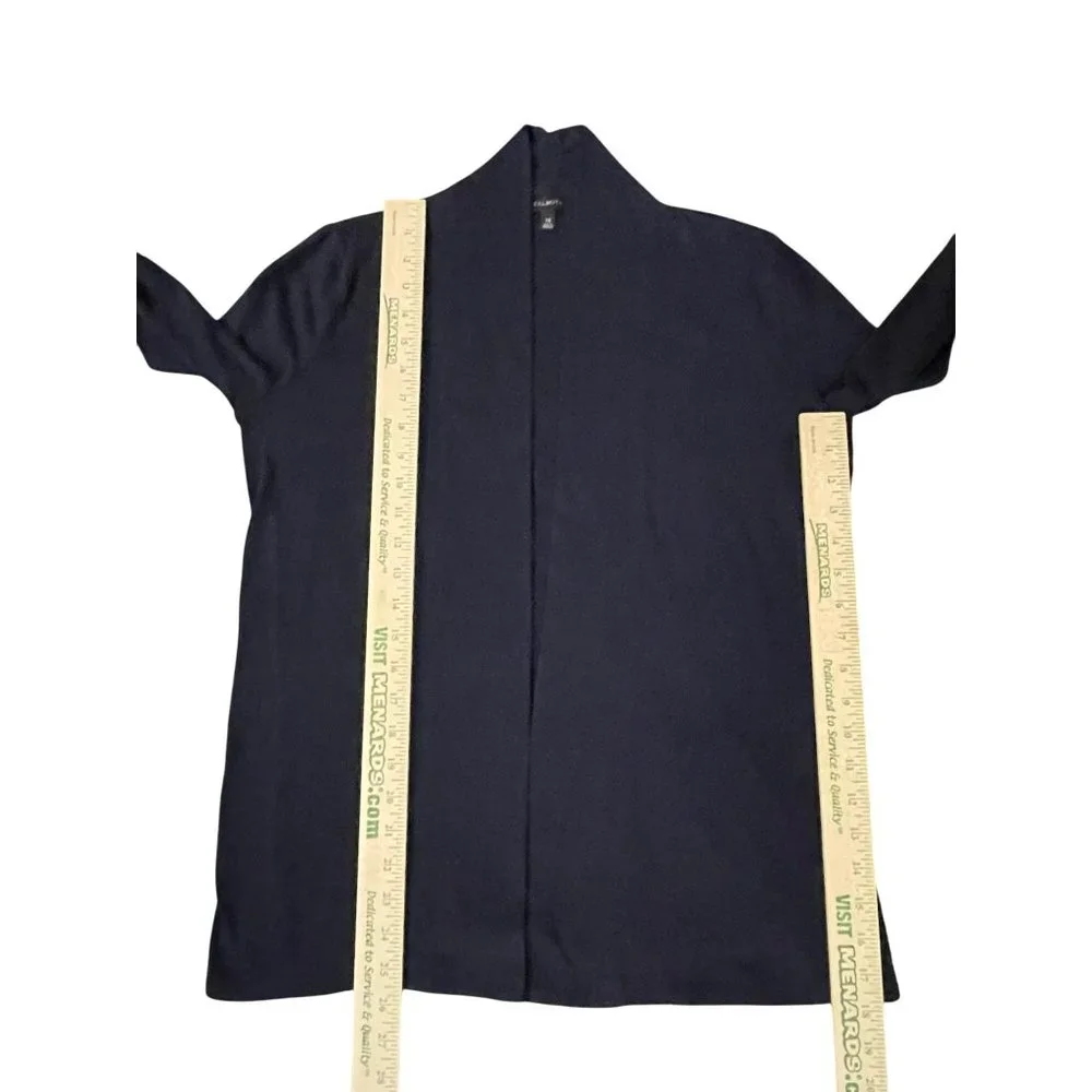 Talbots Cardigan Womens XS Used Open Front Dark Blue - Picture 10 of 10